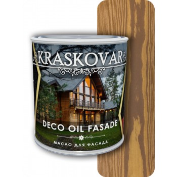 Масло для фасада Kraskovar Deco Oil Fasade Миндаль  0,75л