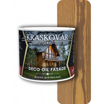 Масло для фасада Kraskovar Deco Oil Fasade Миндаль 2,2л